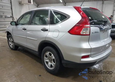 2015 Honda Cr-V Lx из США, поврежденный, VIN 5J6RM4H35FL034387